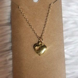Heart Necklace size 18inches